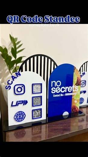 How to Grow Business❓Just Install this Custom QR Code Standee and let’s see the difference#business