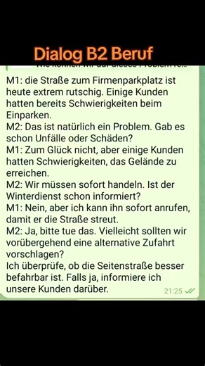 Deutsch lernen: Mündliche Prüfung B2 Meisterklasse