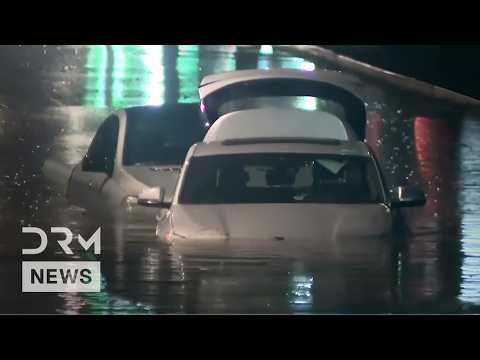 UNSEEN: Flash Floods Swamp Milwaukee Streets, Vehicles Partially Submerged | Emergency Response|AL1Z