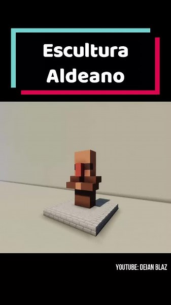 Cómo hacer una escultura de aldeano en Minecraft