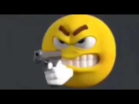 Emoji shooting gun meme