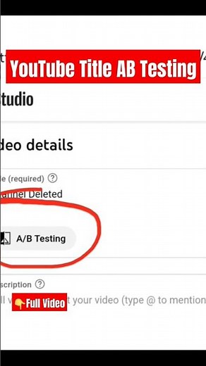 YouTube Title AB Testing is here!