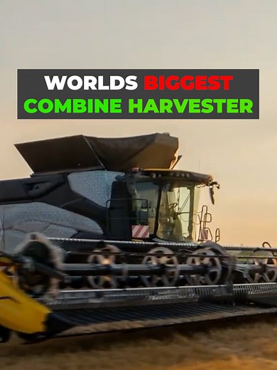 World's Largest Combine Harvester by New Holland