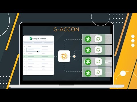 Connect multiple QuickBooks and Xero companies in Google Sheets with G-Accon