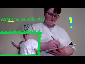 ASMR School Nurse Role Play {Eye and Ear exam}