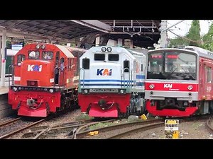 RAMAINYA KERETA API EDISI AWAL MARET 2026 !! Spesial Lokomotif CC 204 WnB, CC 201 RnB, KRL JR 205