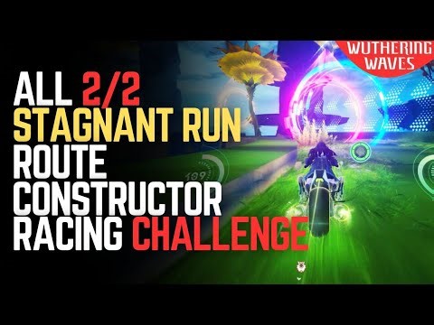 ALL Route Constructor Racing Challenge in Stagnant Run - Wuthering Waves