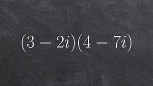 Pre-calculus - Applying FOIL to multiply complex numbers (3-2i) (4-7i)