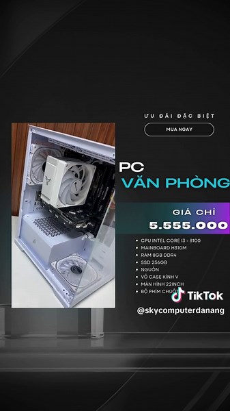 😝BUILD PC SIÊU RẺ - ƯU ĐÃI KHỦNG 💥💥 ⏩ PC VĂN PHÒNG 2Tr9 ⏩ PC GAMING 3Tr5 ⏩ PC ĐỒ HỌA 4TR9 ⏩ PC RENDER 6TR9 🔰 Có đủ cấu hình trải dài từ bình dân đến cao cấp. 🔰 Có đủ cấu hình phục vụ cho từng mục đích sử dụng khác nhau: làm việc, giải trí, gaming,... 🔰 Đội ngũ sale, kỹ thuật được đào tạo bài bản, chuyên môn cao, làm việc tận tâm. 🔰Chất lượng - Uy tín - Tận tâm hàng đầu, đã được khẳng định qua từng sản phẩm. ______________________________________ 💎 Sky Computer | Hi-end PC - Laptop - Work