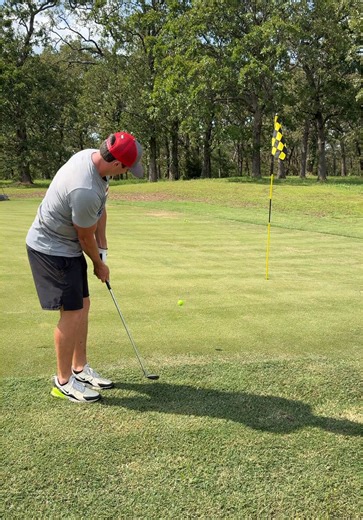 Playing Golf on My Backyard Golf Course