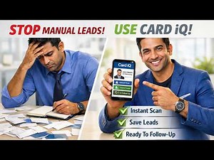 Card IQ | AI Business & Visiting Card Scanner – Instant CRM Lead Capture