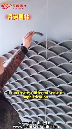 Clay tile for features wall, ventilation wall design for fence#homedecor #featurewall