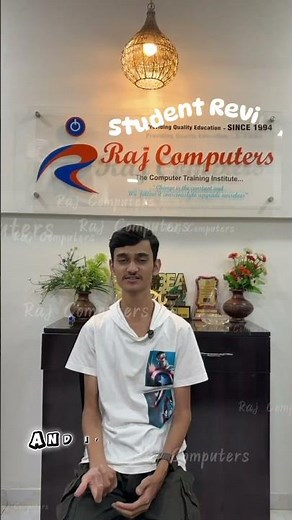 Raj Computers I Student Review I Computer classes in nashik #happystudent