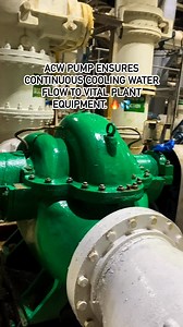 41K views · 494 reactions | Massive ACW Pump in Action — Cooling Power for the Entire System! ⚙️ “ACW Pump in action! ⚙️ Delivering nonstop cooling to vital systems and keeping plant operations smooth and reliable. #PowerPlant #ACWPump #Engineering #CoolingSystem” | Power Plant Team | Facebook