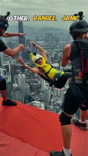 Other Bangee Jamp VS Last One ☠️ #trolledit #troll #bungee #trollface