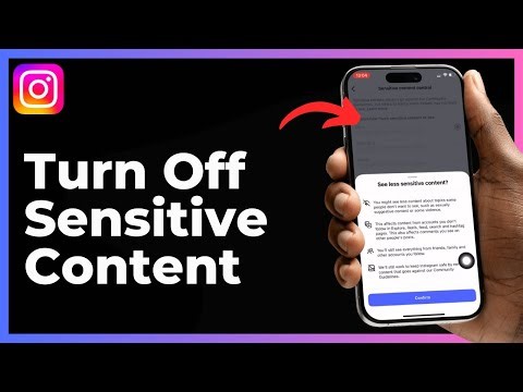 How To Turn Off Sensitive Content On Instagram !