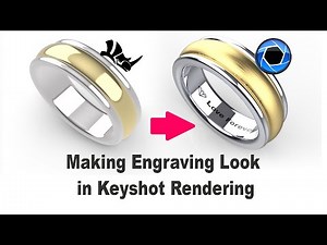 Engraving Text in Keyshot Rendering- From Rhino 7 to Keyshot#265