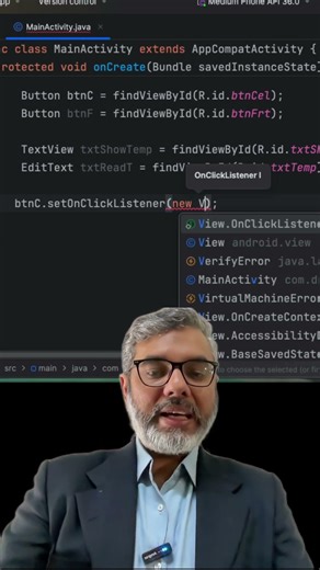 Android OnClick Event Handling Java Code - Android App Development #android #androidstudio