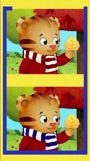 Spot the Difference in this Cozy Scene! 🐯🍂 | Daniel Tiger's Neighborhood | PBS KIDS Games #Shorts
