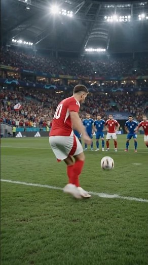😱 Insane Free Kick Goal! ⚽ 3D Football Animation 🔥 #shorts #football #viral