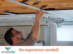 COSTCO SALE: $50 OFF - SnapClip Ceiling System (White Wood Grain). Buy Now & Share the Great News!! -Offer Ends May 17,2015. Click: http://bit.ly/SnapClipCostcoSale | SnapClip System