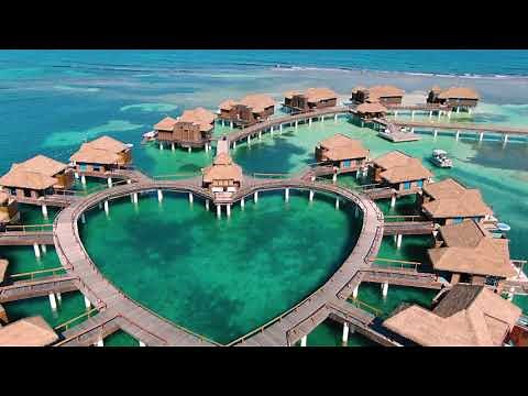 Montego bay Jamaica Drone view