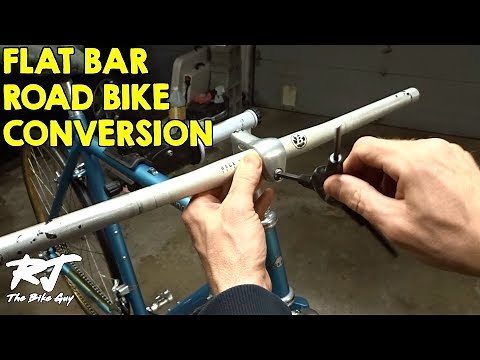 Road Bike Drop Bars To Flat Bar Conversion
