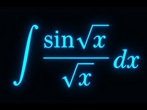 Integrate sin(√x)/√x Step by Step | U-Substitution in Calculus 1 Made Simple