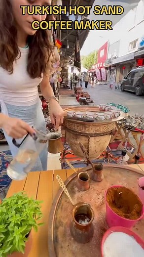 Turkish Sand Coffee Brewing Traditions