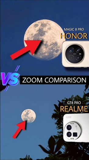 Honor MAGIC 8 Pro VS Realme GT8 Pro | Unbelievable ZOOM TEST Comparison