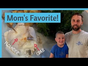 Crab Stuffed Flounder with Cheese Sauce | Cooking with Captain Seth