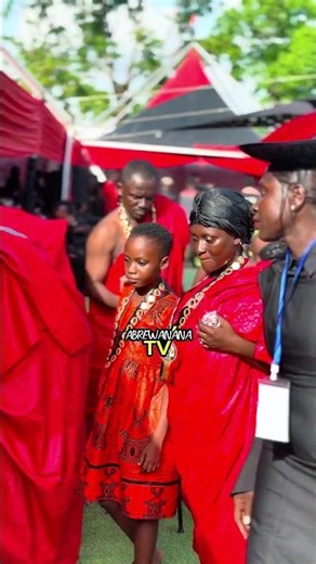 The children of the late Yaw Sarpong celebrate and honor their father in a sorrowful moment