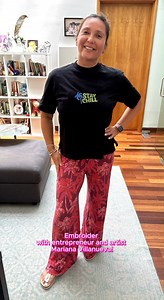 Introducing Marvilembroidery - The Talented Entrepreneur and Artist! 淋 Witness Mariana's creative projects come alive with vibrant colours and stunning details after upgrading to the Brother PR1055X embroidery machine. Join her on this exciting journey and experience the magic of professional-grade embroidery at home! ✨ #BrotherSingapore #PR1055X #Embroidery | Brother Singapore | Facebook