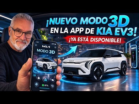 Así es el nuevo modo 3D de la app de KIA (EV3, EV6, EV9)