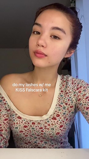 trying the #kissfalscara kit!!