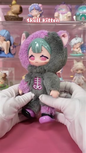 KikaGoods_Collectionx on Instagram: "🎁Eve Lynna Strange Park Series Plush Blind Box, Brand: Neo Eden Toys Got the style is '💜Skull Kitten'!⭐Height about 6.7" - 7.3" 🌈Find more at kikagoods.com 🧡Follow us and get the newest toy share daily #kikagoods #blindbox #cute #plushdoll #kawaii #mysterybox #plushtoys"