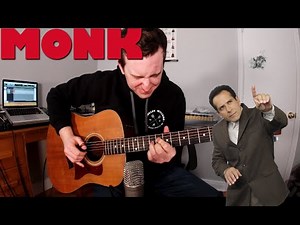 It's a Jungle Out There (Monk Theme) --- Fingerstyle Guitar Cover + Free Tabs {Jacob Neufeld}