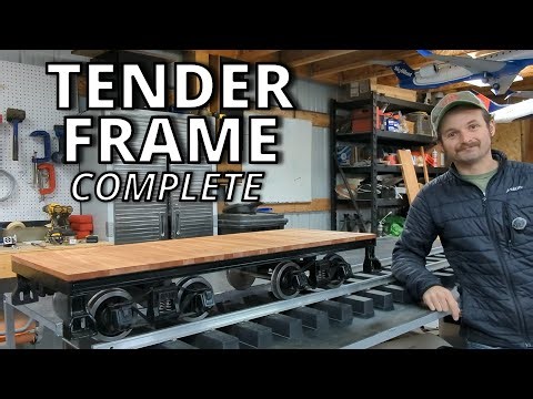Building a Live Steam Engine: Tender Frame Part 3