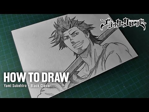 How to Draw Yami Sukehiro - [Black Clover] | Step by Step for Beginners