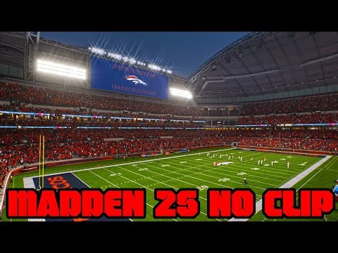 SO I NOCLIPPED INSIDE AND OUTSIDE OF THE FRANCHISE RELOCATION BASIC HYBRID STADIUM IN MADDEN 25!!