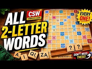 All 2-Letter Words for Scrabble 2026 (Official List + Must-Knows)