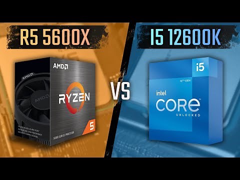 Ryzen 5 5600X vs Core I5 12600K (DDR4) | 1080P, 1440P & 4K Benchmarks