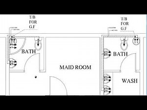 AutoCAD House Water Supply Layout | Complete Plumbing Drawing Step-by-Step