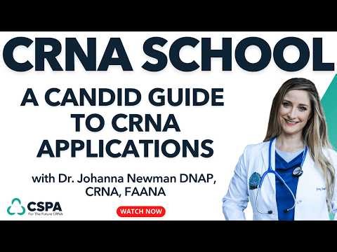 What Programs Really Want: A Candid Guide To CRNA Applications with Dr. Newman DNAP, CRNA, FAANA