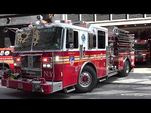 FDNY Full House Reponse - Engine 8 Ladder 2 Battalion 8