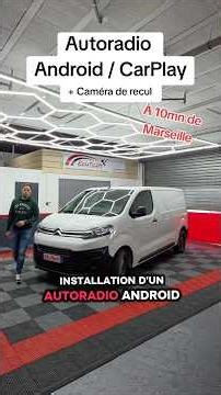 installation autoradio Android / Carplay+ Caméra de recul sur ce Citroën Jumpy