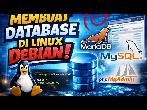 Membuat Database Di Linux Debian