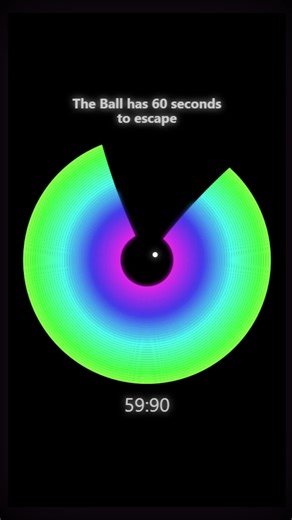 Bouncing Ball Escape Challenge: 60 Seconds of ASMR