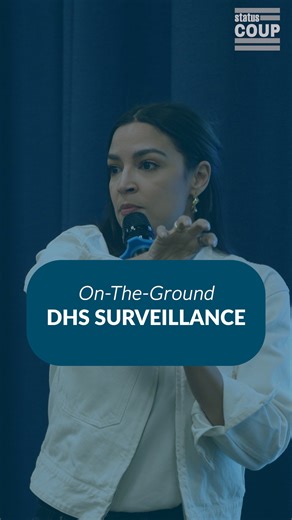 Status Coup on Instagram: "🚨 Why do we need to abolish ICE? Watch Congresswoman Alexandria Ocasio-Cortez address a citizen's concerns for warrant-less surveillance, and how the Department of Homeland Security exploits on the Patriot Act era's suite of legislation to embolden its undemocratic practices. Video by @blue_lanes dhs #ice # #immigration #immigrants #homelandsecurity #PatriotAct #Section702 #FISA #FISC"