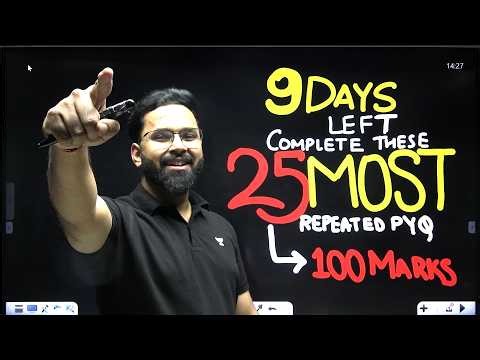 25 Most Repeated PYQ's Of Physics - Solve This Before NEET 2026 | Anupam Sir